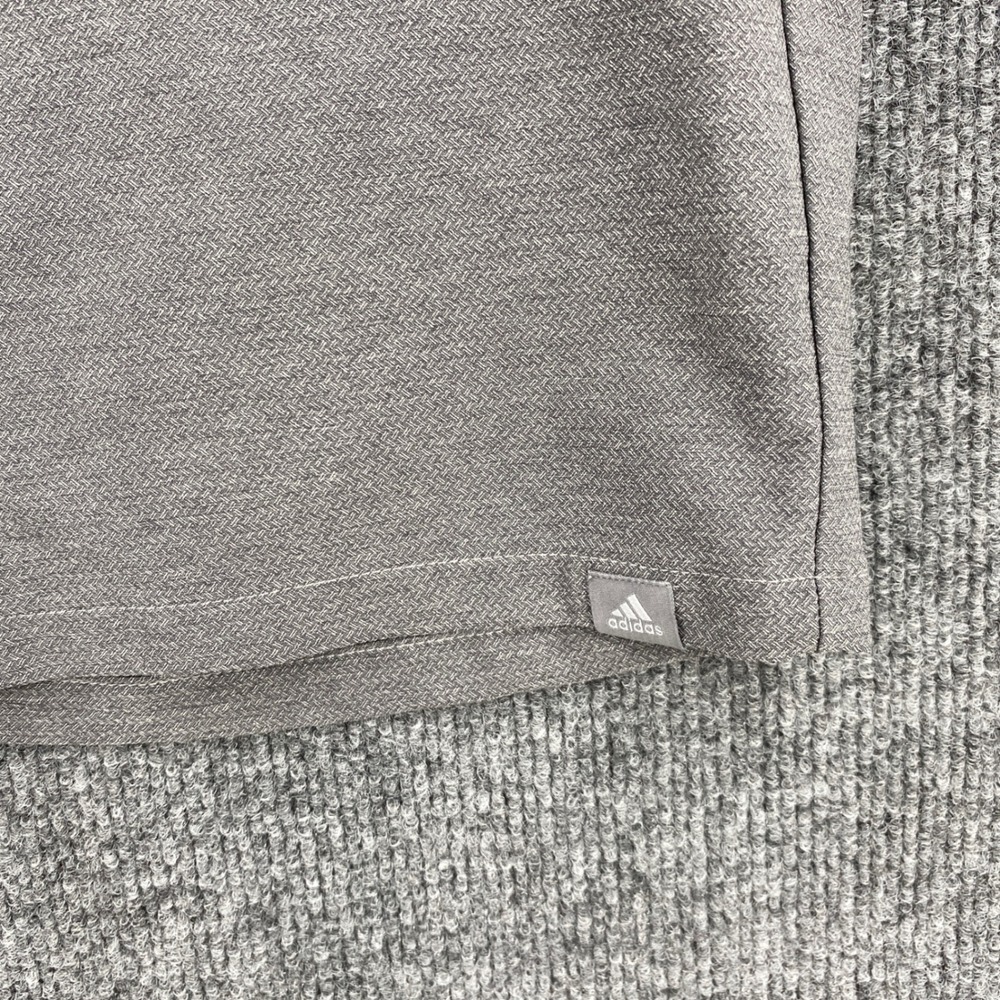 Adidas Golf Shorts Mens 35 Gray Textured Performance Athletic Country Club - Picture 6 of 11